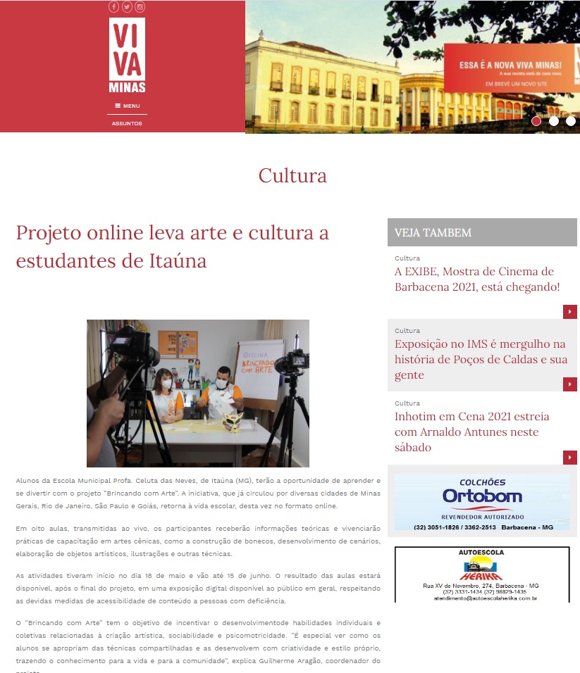Portal Revista Viva Minas